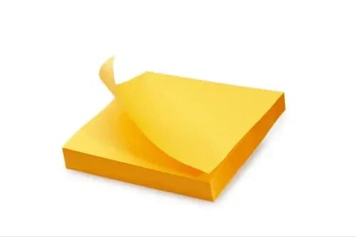 JB9 3x3 Yellow Sticky Note Pad-500sh.